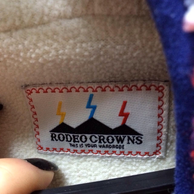 RODEO CROWNS(ロデオクラウンズ)のロデオのモコモコパーカー レディースのジャケット/アウター(ダウンコート)の商品写真