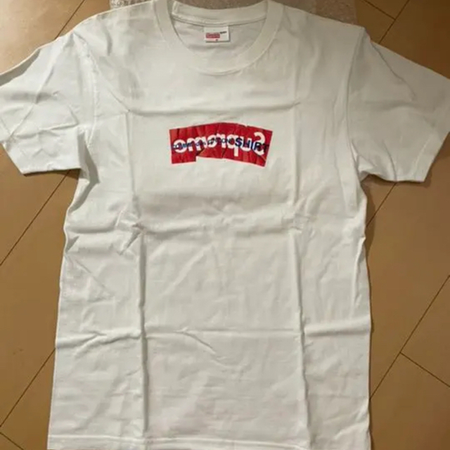 supreme シュプリーム×ギャルソン BOXロゴ　美品Tシャツ/カットソー(半袖/袖なし)