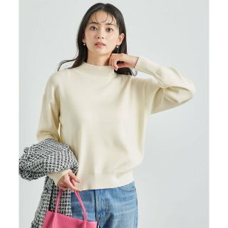 ロペピクニック(Rope' Picnic)の【オフホワイト（15）】洗濯機OK・パチパチしない/マシュマロニットモックネックプルオーバー(ニット/セーター)