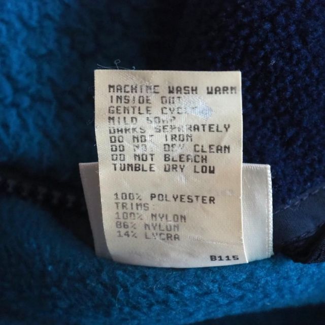 L.L.Bean(エルエルビーン)のエルエルビーン　USA製　ブルゾン　フリース　ターコイズブルー　美品 メンズのジャケット/アウター(ブルゾン)の商品写真