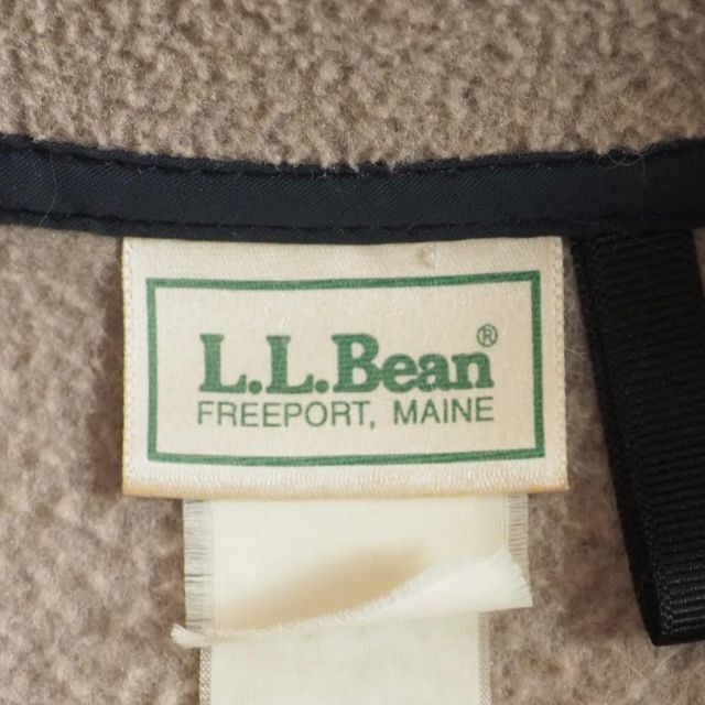 L.L.Bean(エルエルビーン)のエルエルビーン　ブルゾン　フリース　ジップアップ　ベージュ　美品 メンズのジャケット/アウター(ブルゾン)の商品写真