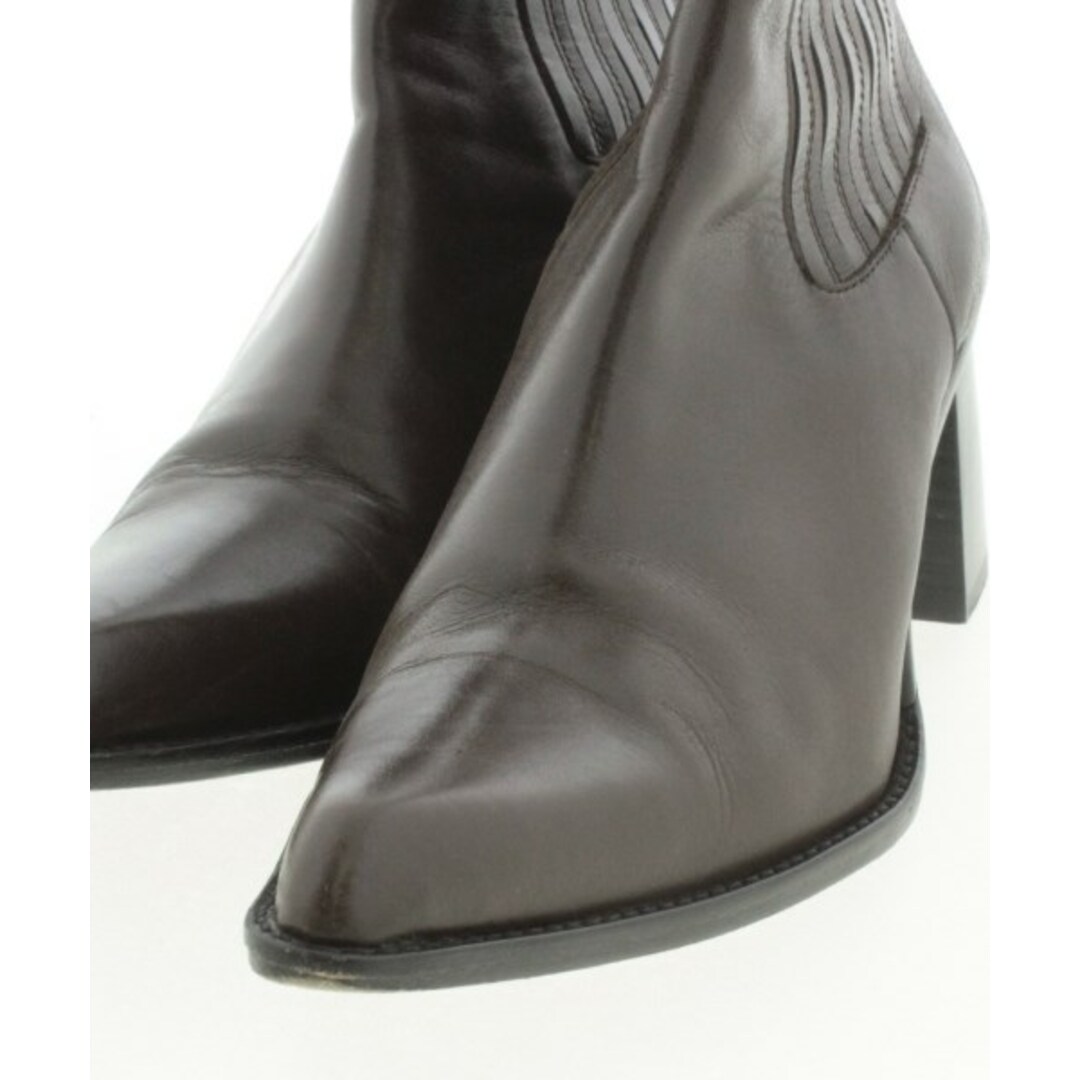 UNTISHOLD アンチショルド ブーツ 36(22.5cm位) 茶 【古着】【中古】 レディースの靴/シューズ(ブーツ)の商品写真