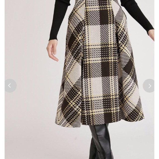 SNIDEL(スナイデル)のスナイデル ロービングチェックスカート レディースのスカート(ロングスカート)の商品写真
