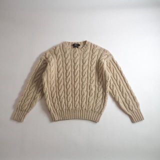 ダブルアールエル(RRL)のRRL　ダブルアールエル　フィッシャーマンニット　アランニット　厚手　美品(ニット/セーター)