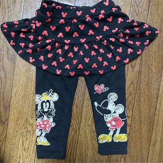 ディズニー(Disney)のDisney ミッキーミニー　レギンススカート　95(パンツ/スパッツ)