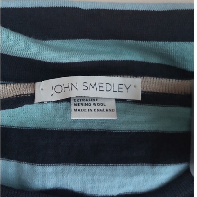 JOHN SMEDLEY(ジョンスメドレー)のジョンスメドレー マルチボーダーニット レディースのトップス(ニット/セーター)の商品写真