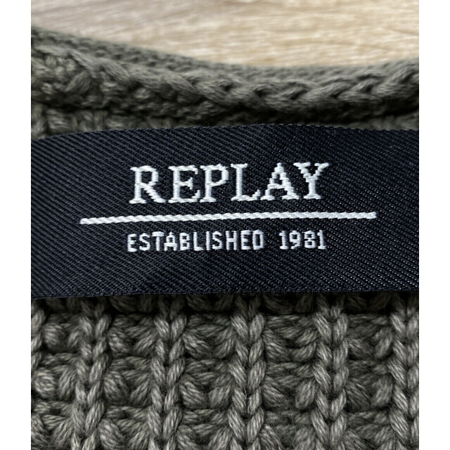 Replay(リプレイ)の美品 リプレイ Replay 長袖ニット   UK1618 メンズ M メンズのトップス(ニット/セーター)の商品写真