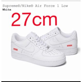 シュプリーム(Supreme)のSupreme NIKE Air Force1 LOW白　27(スニーカー)