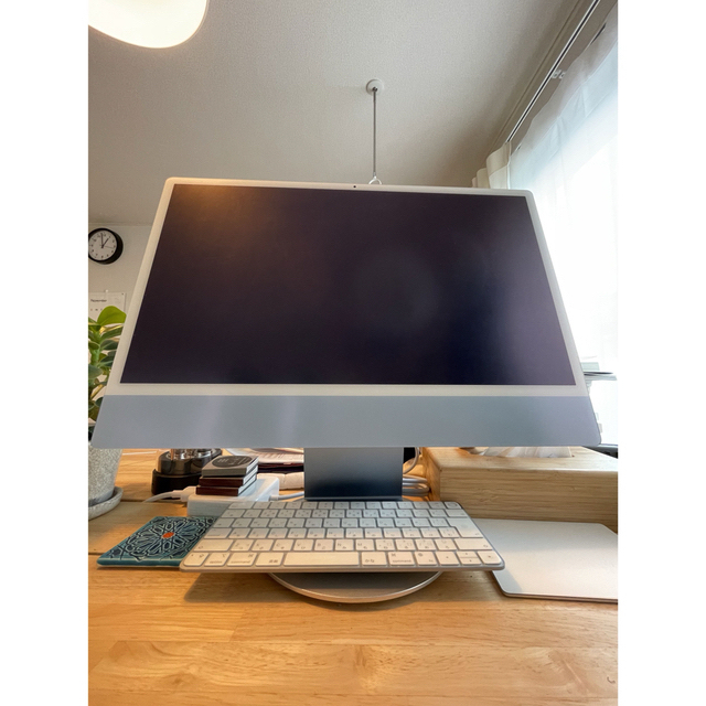 Mac (Apple)(マック)の【新春セール】 iMac 24inch 2021 M1 "Blue" 16gb  スマホ/家電/カメラのPC/タブレット(デスクトップ型PC)の商品写真