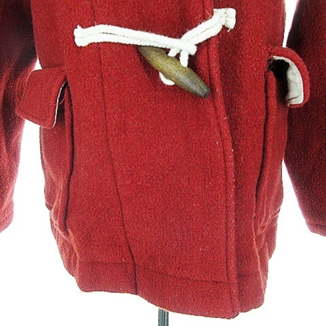 SM2(サマンサモスモス)のサマンサモスモス コート ダッフル  ショート トグルボタン M 赤 レディースのジャケット/アウター(ダッフルコート)の商品写真