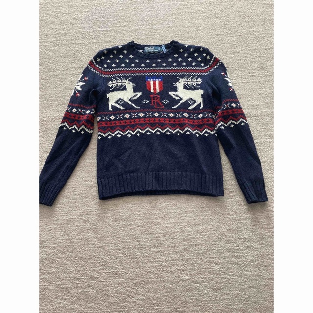 POLO RALPH LAUREN(ポロラルフローレン)のポロラルフローレン　ニットセーター ネイビー  メンズのトップス(ニット/セーター)の商品写真