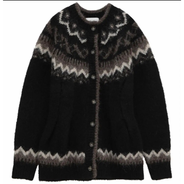 CLANE NORDIC WEST SHAPE CARDIGAN サイズ２ - www.sorbillomenu.com