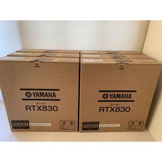 ヤマハ(ヤマハ)のまめ様専用　【新品・未開封】RTX830 18台(PC周辺機器)