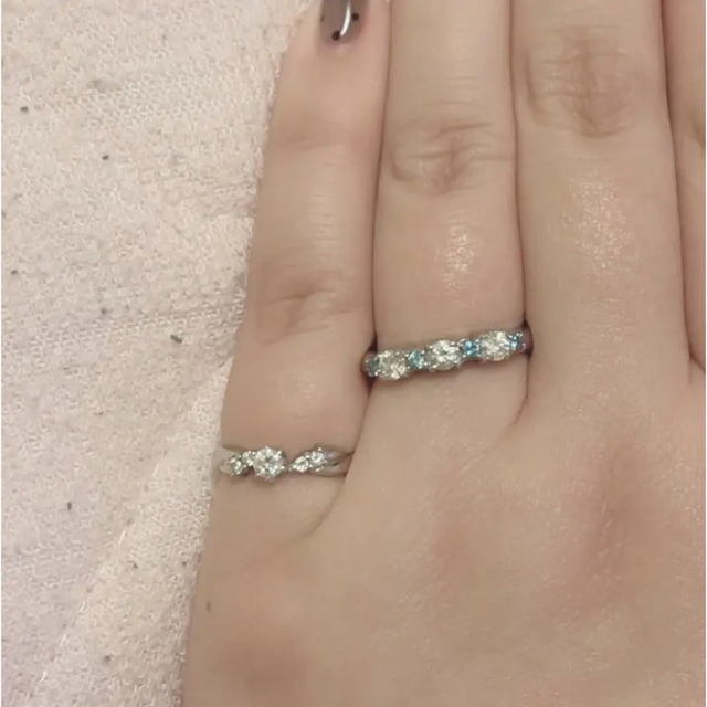 スカラベ プラチナ ダイヤモンド リング レディースのアクセサリー(リング(指輪))の商品写真