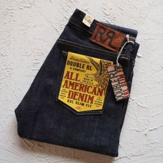 ダブルアールエル(RRL)の新品*RRL*スリムフィット　リジッド　ジーンズ　USA製*W32×L32*(デニム/ジーンズ)