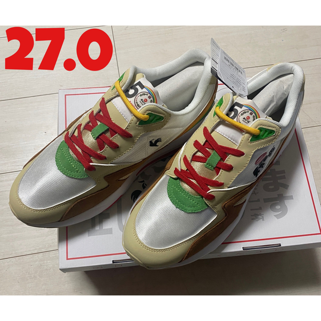 定番人気！ lecoq sportif 天下一品のコラボスニーカー 27.0cm | www