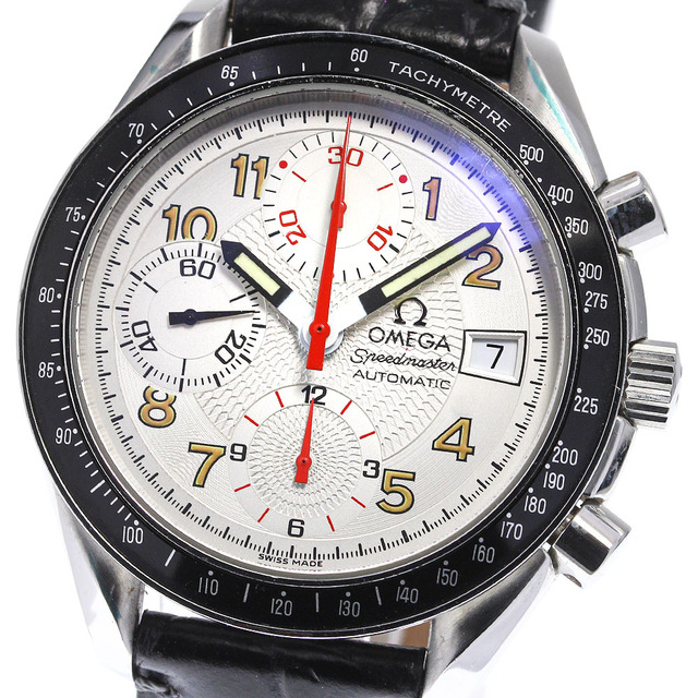 季節のおすすめ商品 OMEGA - ☆良品 ★保証書付き【OMEGA】オメガ スピードマスター マーク40 デイト クロノグラフ 3813.33 自動巻き メンズ_722820 腕時計(アナログ)