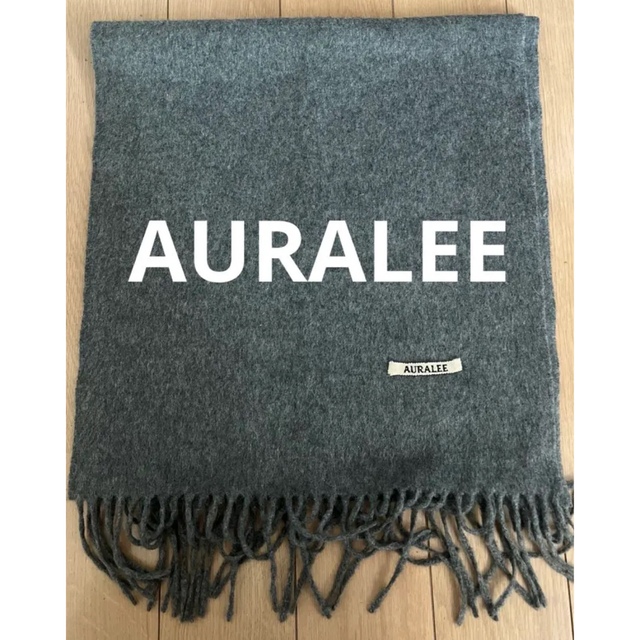 AURALEE - オーラリー マフラー ストール グレー カシミヤの通販 by AURALEE - オーラリー マフラー ストール グレー カシミヤの通販 by