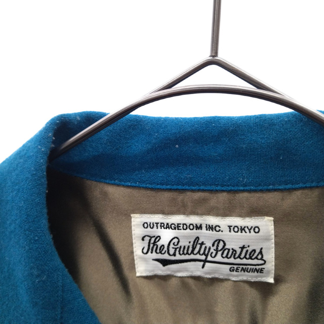 WACKO MARIA ワコマリア 14AW ウール開襟長袖シャツ 14AW-W-SHI-02 ... WACKO MARIA ワコマリア 14AW ウール開襟長袖シャツ 14AW-W-SHI-02 ブルー調