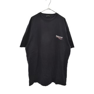 バレンシアガ(Balenciaga)のBALENCIAGA バレンシアガ 17AW キャンペーンロゴ プリント半袖Tシャツ 508203-TBV42 ネイビー(Tシャツ/カットソー(半袖/袖なし))