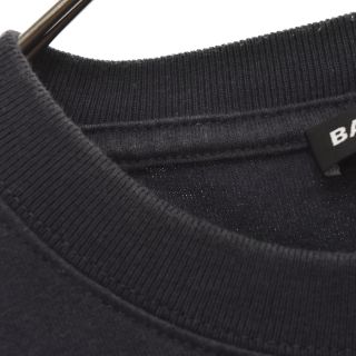 BALENCIAGA バレンシアガ 17AW キャンペーンロゴ プリント半袖Tシャツ 508203-TBV42 ネイビー