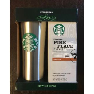 スターバックスコーヒー(Starbucks Coffee)の【新品未使用】 スターバック  スタンブラー  ギフトセット　シルバー(タンブラー)