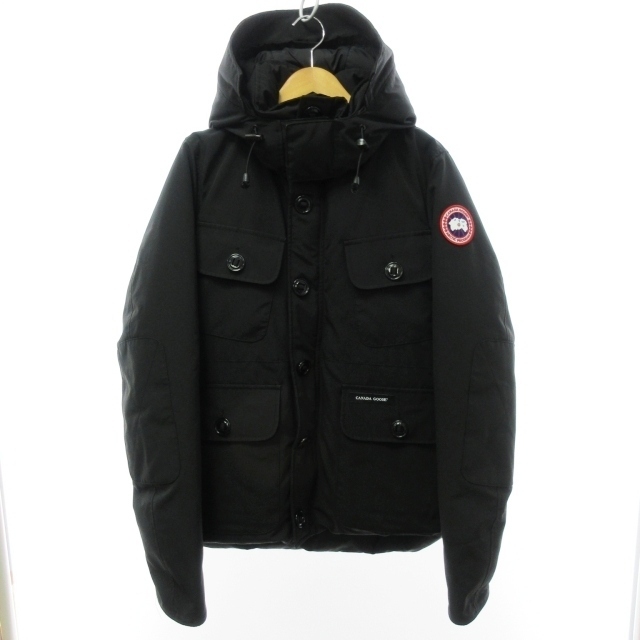 CANADA GOOSE(カナダグース)のカナダグース ラッセルパーカー ダウンジャケット ブラック XL 2301JM メンズのジャケット/アウター(ダウンジャケット)の商品写真