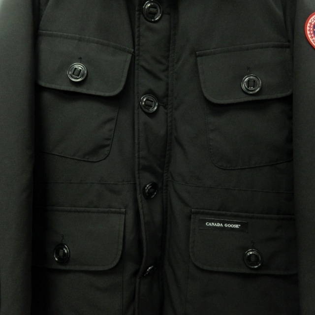 CANADA GOOSE(カナダグース)のカナダグース ラッセルパーカー ダウンジャケット ブラック XL 2301JM メンズのジャケット/アウター(ダウンジャケット)の商品写真