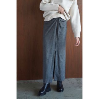 クラネ(CLANE)のHIGH WAIST DRAPE SKIRT(ロングスカート)