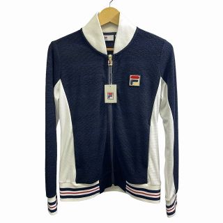 フィラ(FILA)の FILA トラックジャケット ニットジャケット ジャージ タグ付き 紺 白(その他)