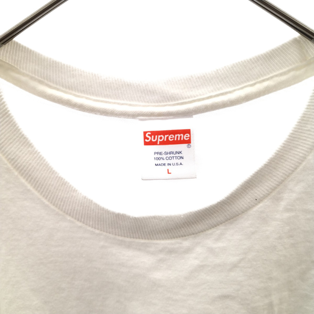 Supreme(シュプリーム)のSUPREME シュプリーム 21AW ×Thrasher Multi Logo L/S Tee スラッシャー ステッカー 長袖Tシャツ ホワイト メンズのトップス(Tシャツ/カットソー(七分/長袖))の商品写真