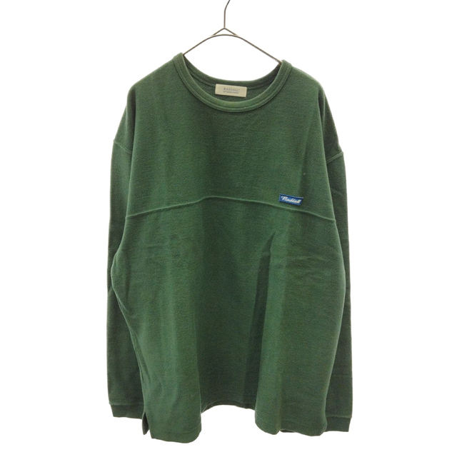 RADIALL(ラディアル)のRADIALL ラディアル FLAGS CREW NECK T-SHIRT L/S フラッグス クルーネックTシャツ カットソー グリーン メンズのトップス(Tシャツ/カットソー(七分/長袖))の商品写真