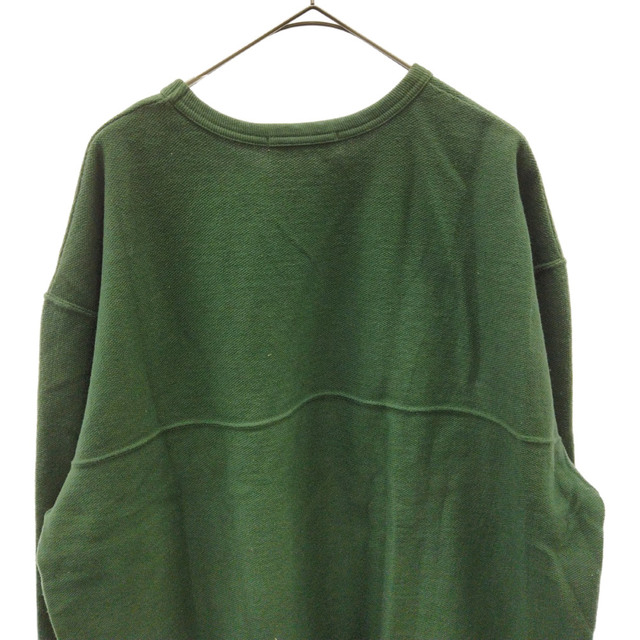 RADIALL(ラディアル)のRADIALL ラディアル FLAGS CREW NECK T-SHIRT L/S フラッグス クルーネックTシャツ カットソー グリーン メンズのトップス(Tシャツ/カットソー(七分/長袖))の商品写真