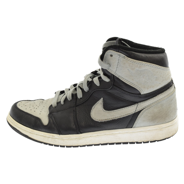 NIKE ナイキ AIR JORDAN1 RETRO エアジョーダン1 レトロ ハイカットスニーカー シャドー ブラック/グレー 332550-001 US10.5