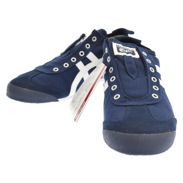 Onitsuka Tiger(オニツカタイガー)のOnitsuka Tiger オニツカタイガー MEXICO 66 SLIP-ON メキシコ 66 スリッポン ローカットスニーカー ネイビー US6 1/2 5099 メンズの靴/シューズ(スニーカー)の商品写真