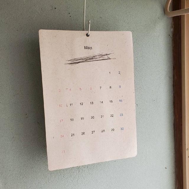 カレンダー CiRCUSxPLAN 好きな月から オーダー インテリア/住まい/日用品の文房具(カレンダー/スケジュール)の商品写真