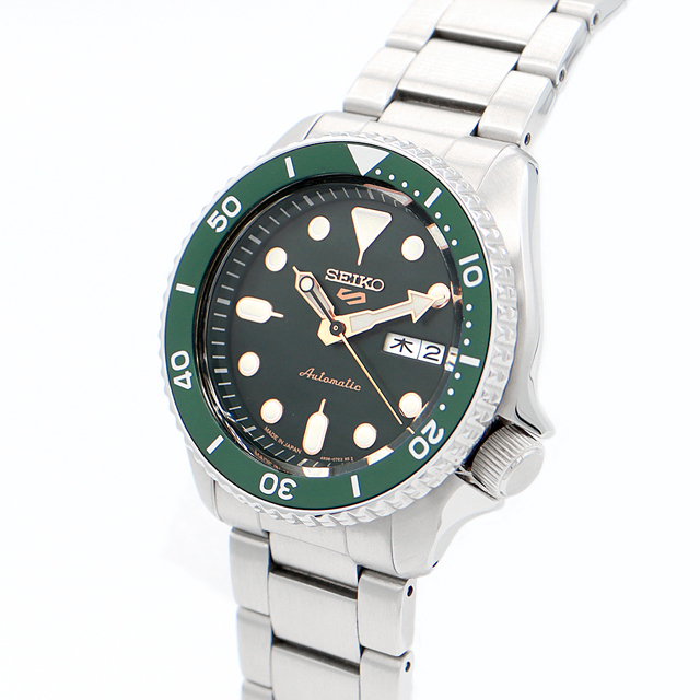 SEIKO - SEIKO セイコー 5スポーツ 4R36-07G0 SBSA013 デイデイト 緑