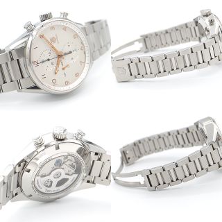 TAG Heuer タグホイヤー カレラ キャリバー1887 クロノグラフ CAR2012 FC6235 デイト シルバー SS ステンレス メンズ  自動巻き【6ヶ月保証】【腕時計】【中古】