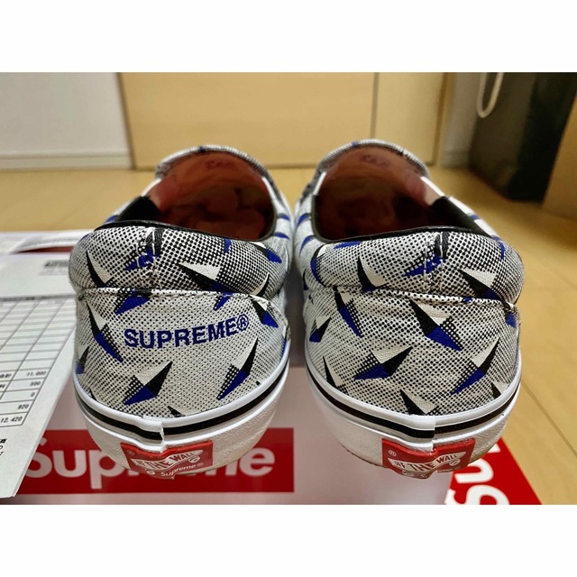 Supreme(シュプリーム)のSupreme VANS スリッポン White 27.5cm US9.5 メンズの靴/シューズ(スニーカー)の商品写真