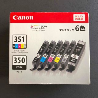 キヤノン(Canon)の『未開封』純正Canon インクカートリッジ BCI-351+350/6MP(OA機器)