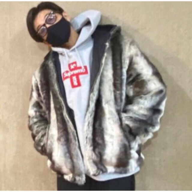 Supreme Faux Fur Reversible Jacket M