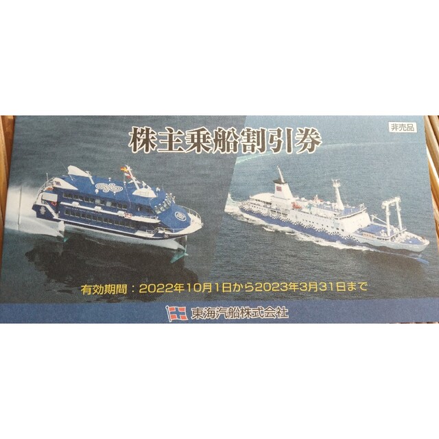 東海汽船株式会社 株主乗船割引券 10枚 rotulosgalaxia.com