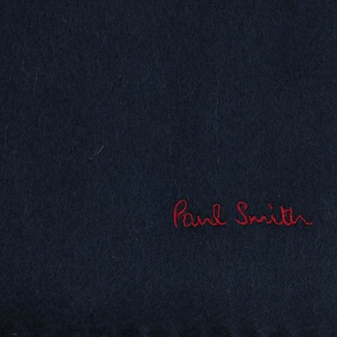 Paul Smith(ポールスミス)のポールスミス Paul Smith マフラー 933D-AS04 ネイビー/バーガンディー レディースのファッション小物(マフラー/ショール)の商品写真
