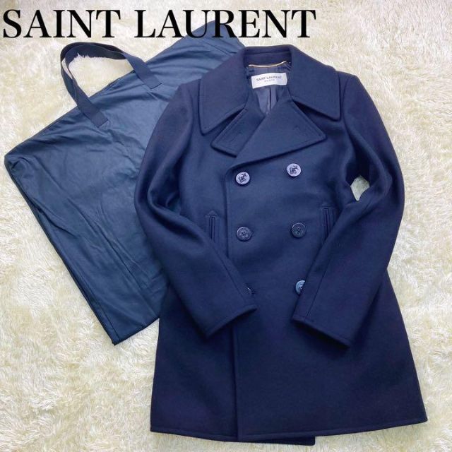 Saint Laurent - 極美品 エディ期⭐️サンローラン 2015年製 ピーコート ブラック 36サイズ