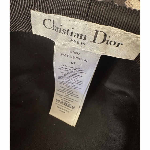 Christian Dior◇バケットハット -- GRN チェック レディース
