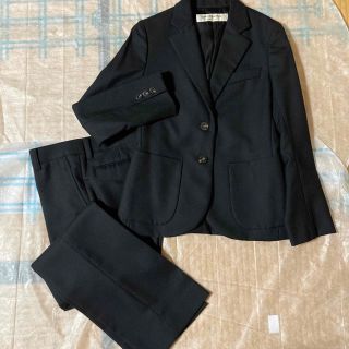 ユナイテッドバンブー(united bamboo)のパンツスーツ　セットアップ　ブラック　厚手　リクルート(スーツ)
