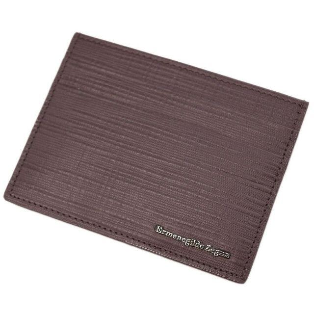 ゼニアのカードケース、ペレテスータ、クチュール、美品 ブラック PELLETESSUTA™ レザー カードケース SS25 22984627
