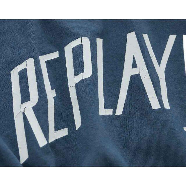 Replay - 【新品】リプレイ Tシャツ プリント ナイトブルー Mサイズ