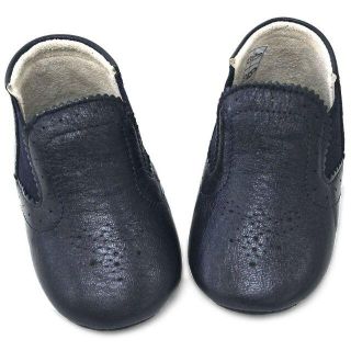 ドルチェアンドガッバーナ(DOLCE&GABBANA)の【新品】ドルチェ＆ガッバーナ ベビーシューズ DK0017 ネイビー サイズ17(スリッポン)