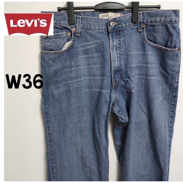 Levi's  569 デニムジーンズ  W36 L32 ブルー リーバイス